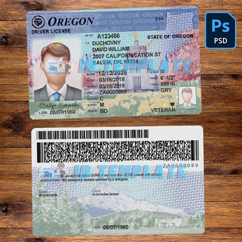 Drivers License Template