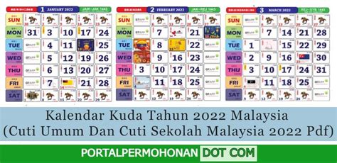 Kalendar Cuti Umum Terengganu Kalender Cuti Umum Dan Cuti