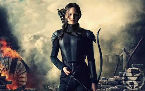 Jennifer Lawrence As Katniss Everdeen Hd Wallpaper