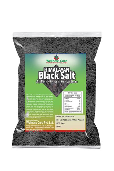 Himalayan Black Salt Gm Wellness Care