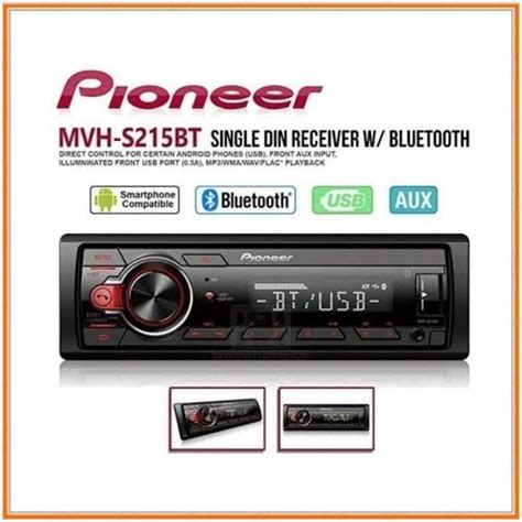 Jual Pioneer Mvh S Bt Headunit Single Din Deckless Mp Usb Bluetooth