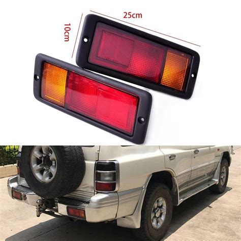 Tail Light Rear Bumper Reflector Lamp For Mitsubishi Pajero Montero