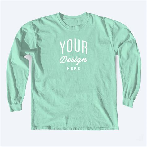 Custom Comfort Colors Long Sleeve T Shirt Bonfire