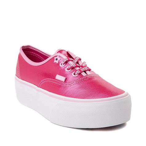 Vans X Barbie Authentic Stackform Skate Shoe Pink Vans Skate Shoes