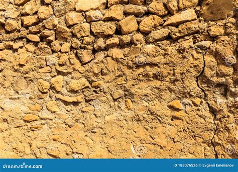 Sfondo Di Un Antico Muro Di Pietra Trama Di Mattoni Vecchi Fotografia