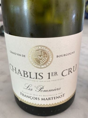 2016 Francois Martenot Les Pommiers Chablis 1er Cru Vivino US