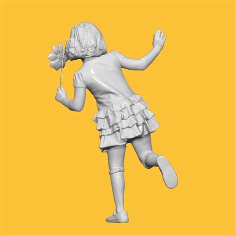 Stl File Girl People Character Diorama 👧・3d Printing Model To Download