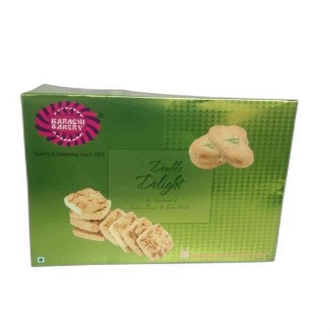 Baked Biscuits Elaichi Karachi Double Delight Cashew Plus Green Pista