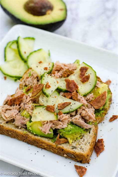 Avocado Toast With Tuna Avocadotoastrecipes