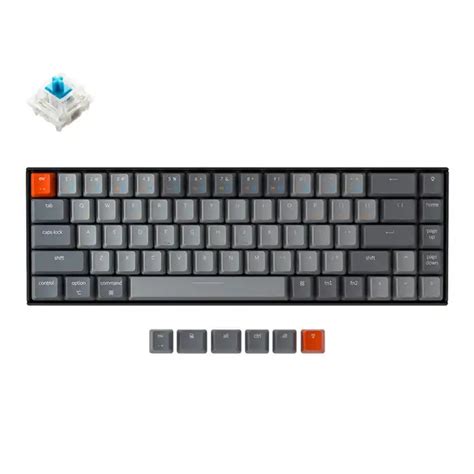 Keychron Blue Switch Rgb Hot Swap Gateron G Pro Mechanical Wireless K V Keychron