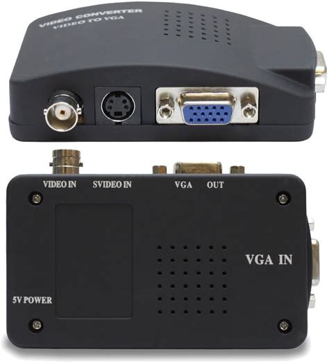 Yosoo Cctv Cam Ra Bnc Composite S Vid O Vers Vga Adaptateur