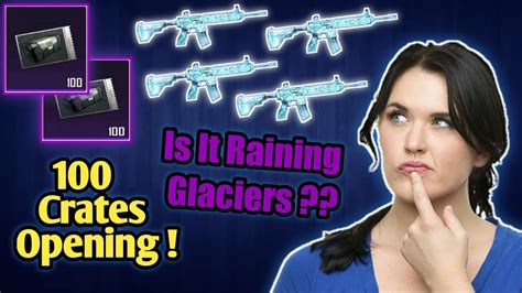 How Many M416 Glaciers Will I Get In 100 Classic Crates 100