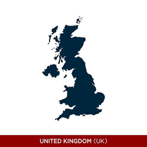 Premium Vector United Kingdom Country Map Icon Vector Design