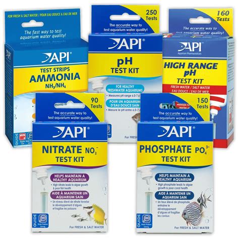 API Test Kits Ammonia Nitrate Nitrite PH KH GH Phosphate Freshwater