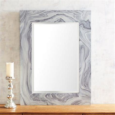 Marble Inspired Mirror Marble Room Decor Decor Mirror