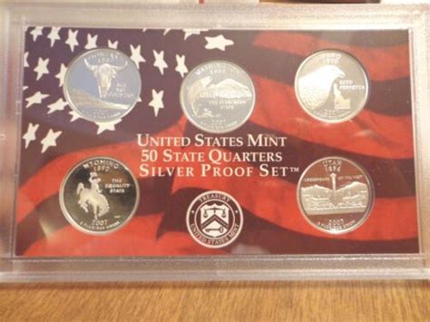 S Silver Proof State Quarter Set No Box Or Coa Nice Coins Ebay