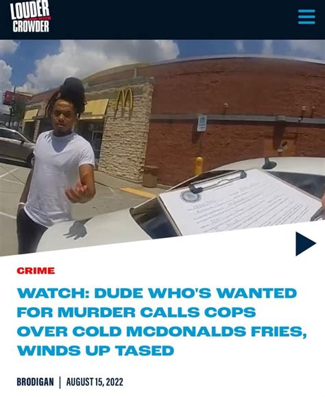 Crime Watch Dude Whos Wanted For Murder Calls Cops Over Cold