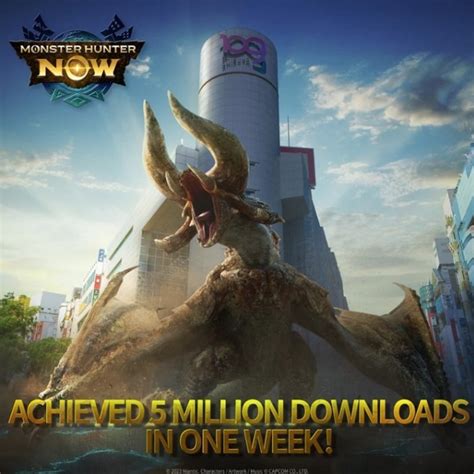 Monster Hunter Now Reaches Five Million Installs In First Week