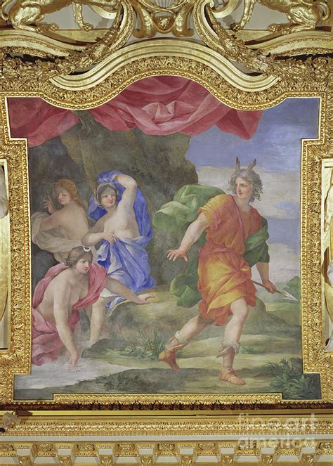 Diana And Actaeon 1655 58 Painting By Giovanni Francesco Romanelli