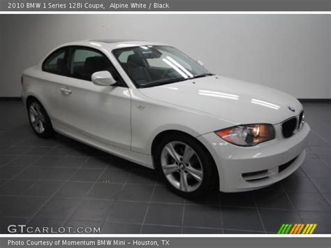Alpine White 2010 Bmw 1 Series 128i Coupe Black Interior Gtcarlot