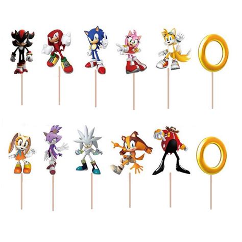 Sonic Cupcake Toppers Printable Prntbl Concejomunicipaldechinu Gov Co