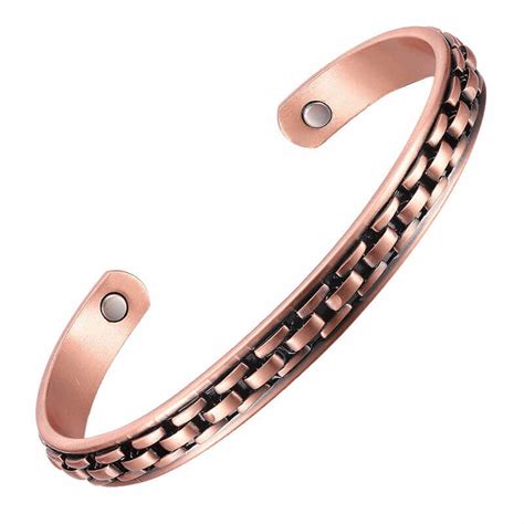 Pure Copper Bracelets For Arthritis Magnetic Health Bangles Cuff