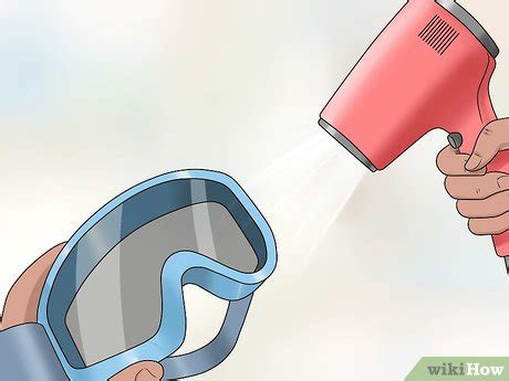 how to clean ski goggles