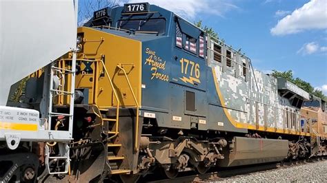 Csx Spirit Of Armed Forces Sd Leader And Wfrx Geeps Great