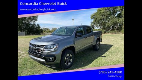 SOLD 2022 Chevy Colorado Z71 4x4 Satin Steel Metallic With Kent