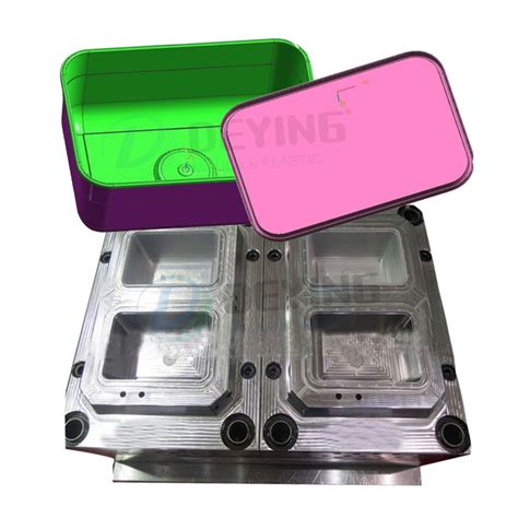 Food Lunch Box Mould Disposable Thin Wall Box Plastic Injection Moulds