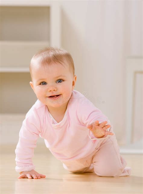 Laundry Basket Baby Stock Image Image Of Child Eyes 17523655