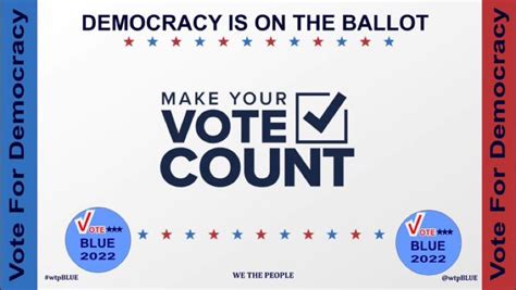 Shannon On Twitter RT WtpBLUE Democracy Is On The Ballot Your