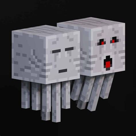 Todo Sobre El Ghast En Minecraft Minecraft Manualidades Geniales Fantasmal