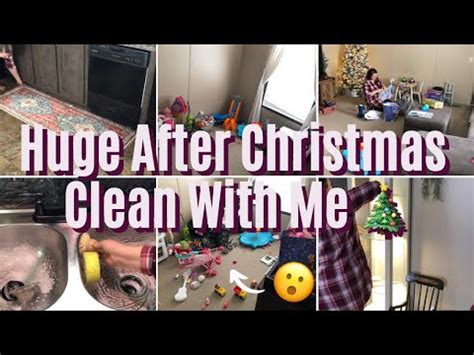 After Christmas Clean With Me Extreme Cleaning Clean With Me