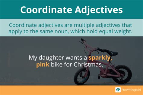 Coordinate Adjectives: Definition, Meaning, and Examples of Use