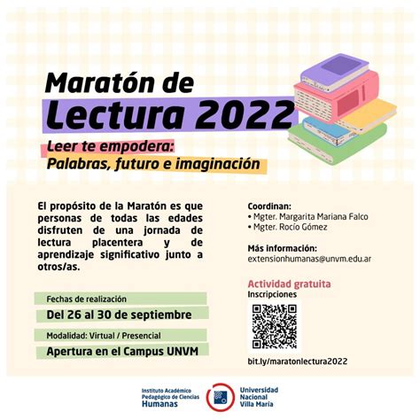 Se viene una nueva edición de la Maratón de Lectura 2022 I A P de