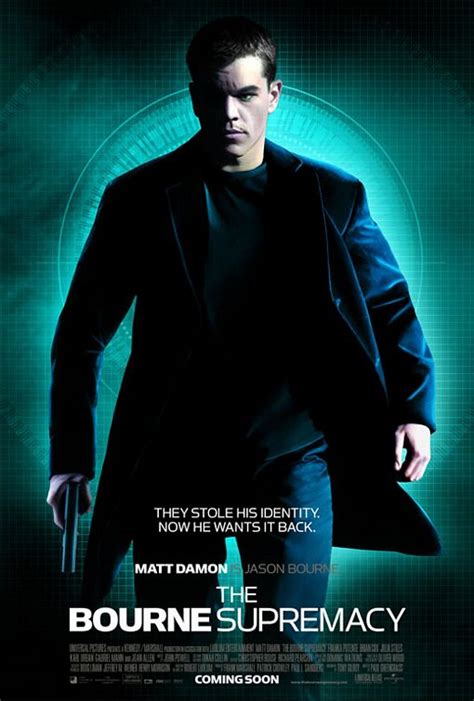 The Bourne Supremacy Movie Poster (#3 of 6) - IMP Awards