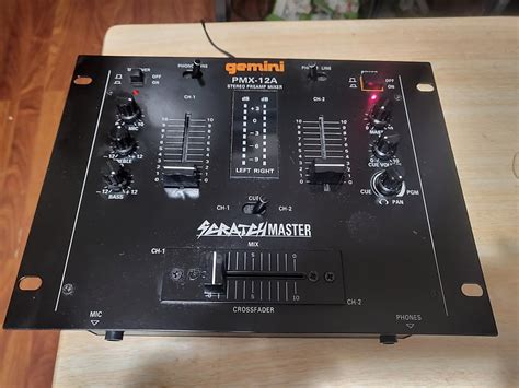Gemini Pmx 12a Black Reverb
