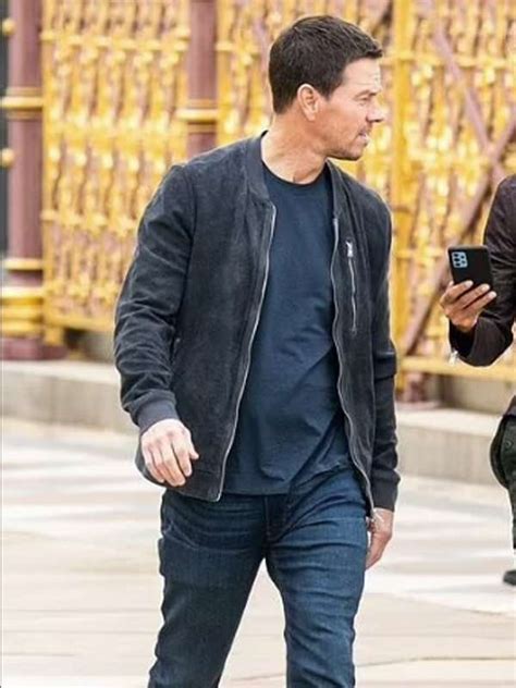 Mark Wahlberg The Union Black Bomber Jacket New American Jackets