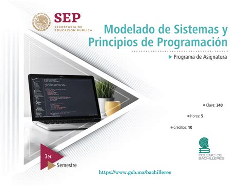 Modelado Principios Programacion Er Programa De Asignatura Modelado