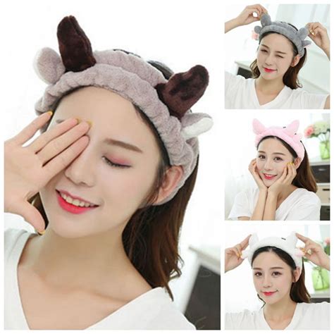 Jual Bandana Masker Mandi Facial Headband Bandana Model Telinga