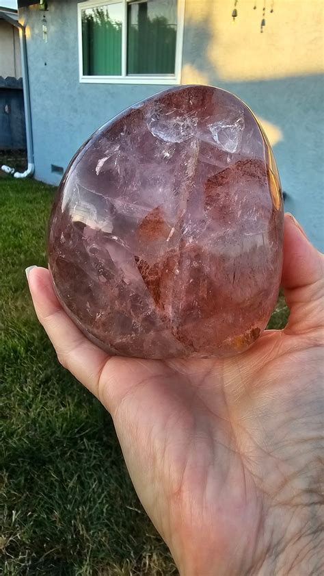 Hematoid Fire Quartz Free Form Etsy