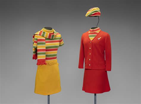 Flight Patterns—airline Uniforms From The 1960s70s Sfo Museum Airline Uniforms Flight