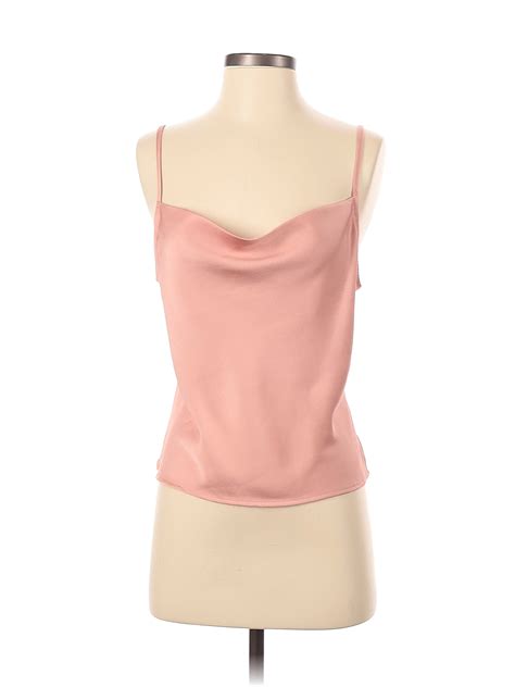 Lottie Moss 100 Polyester Colored Pink Sleeveless Blouse Size S 44