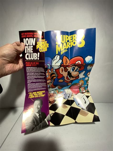 Mavin Vintage Nintendo Power Super Mario Bros 3 Nes Poster Super