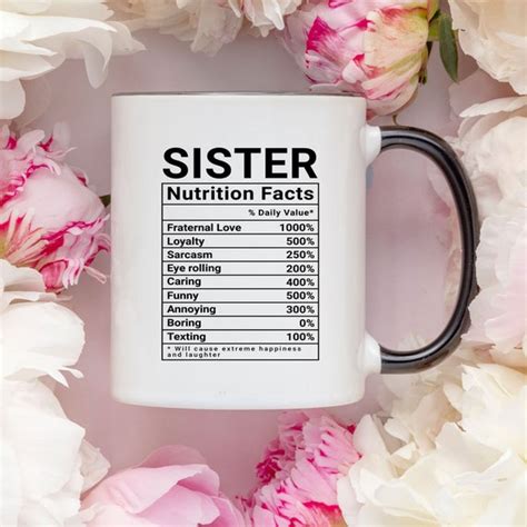 Funny Sister Mug for Sister Birthday Gift Unique Gifts for - Etsy