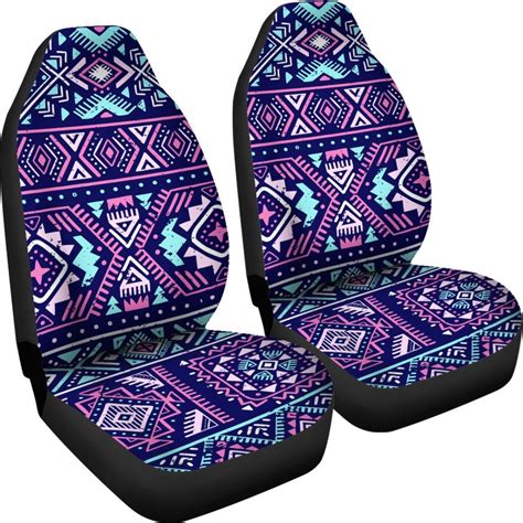 Colorful Aztec Car Seat Covers Custom Seat Covers Pair Of 2 Etsy España