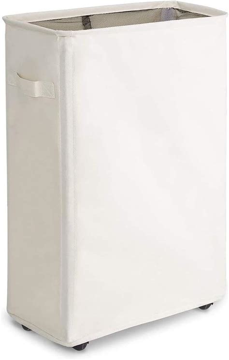 Chrislley 45l Slim Laundry Hamper With Wheels Narrow