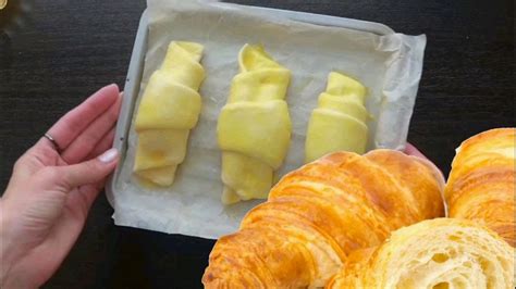 🥐 Crispy And Airy Croissants Made Of Ready Made Puff Pastry With Lemon