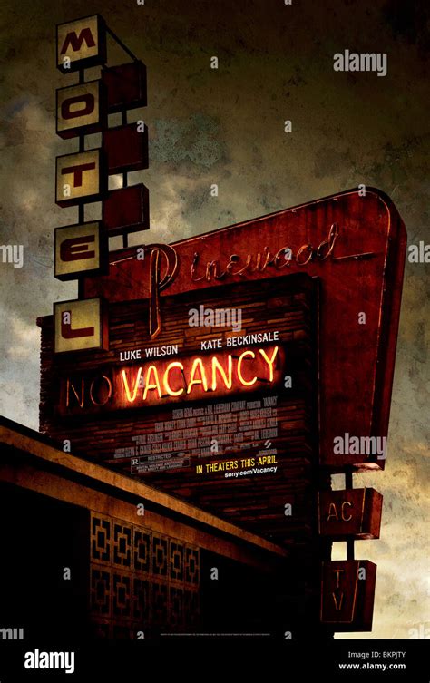 VACANCY 2007 POSTER VACA Stock Photo Alamy